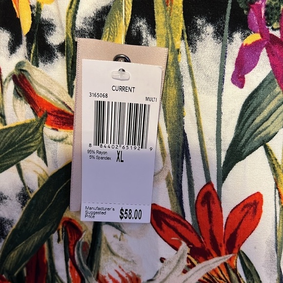 NWT Philosophy Floral Swing Blouse XL - Picture 4 of 7